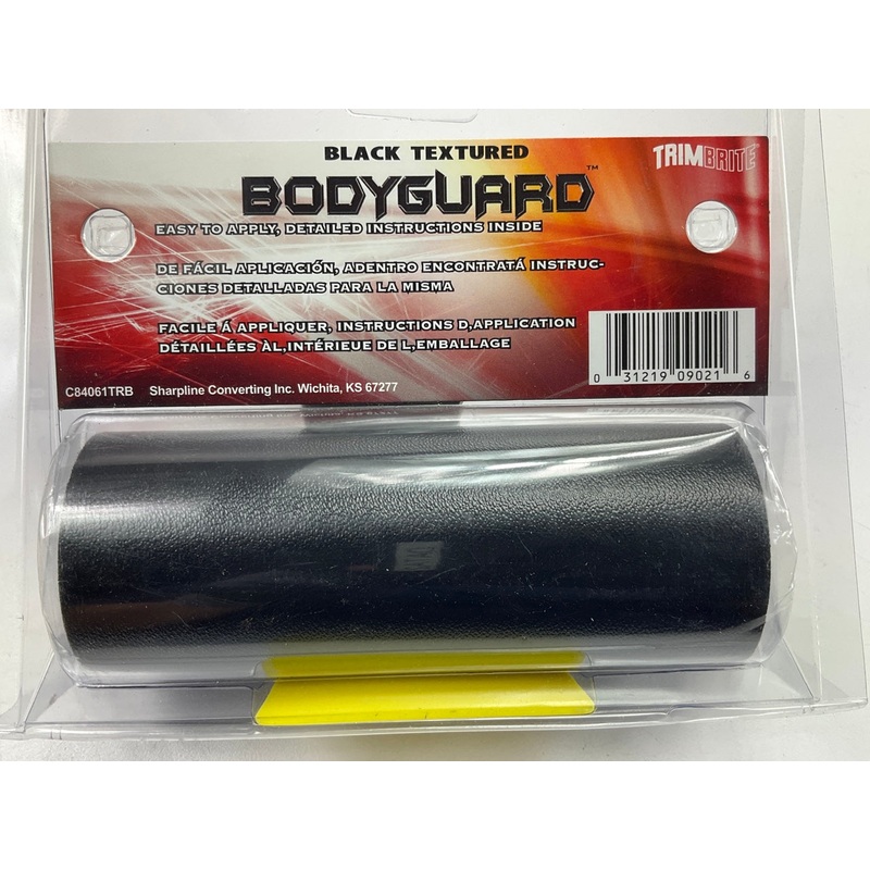 Trimbrite T9021 Black Textured Body Guard Protective Film, 5-7/8'' X 12'