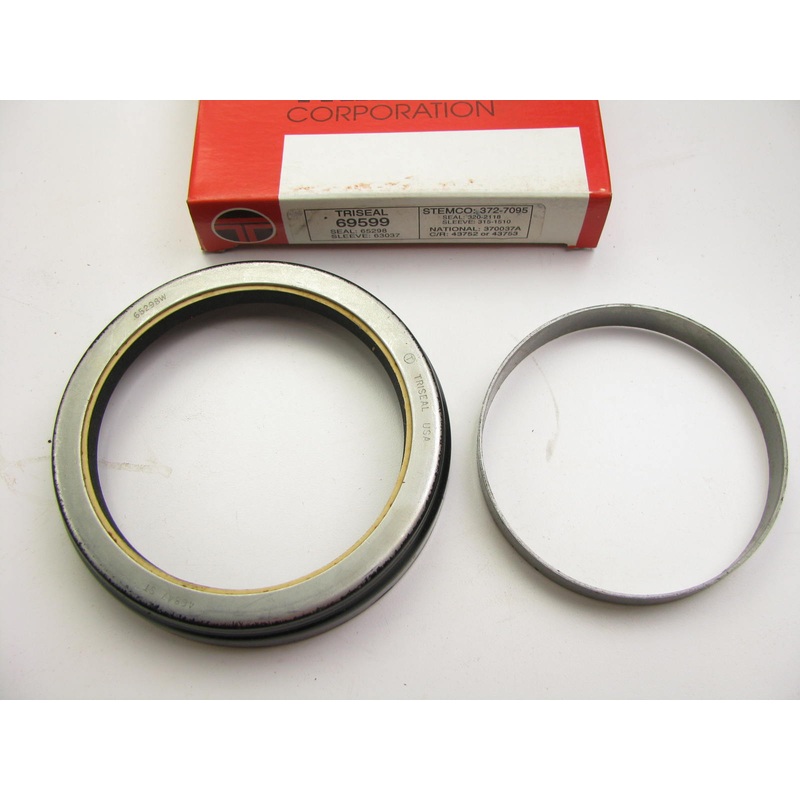 Triseal 69599 Wheel Seal & Axle Ring - 5.763'' OD X 4.375'' ID X 1.000'' Wide