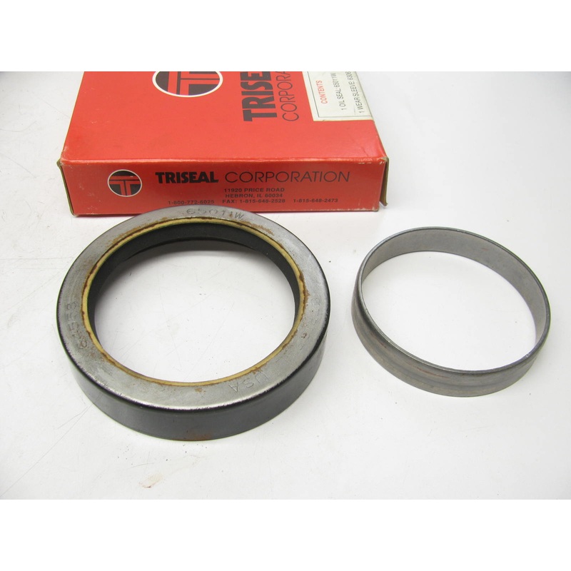Triseal 69785 Wheel Seal & Wear Ring - 4.761'' OD X 3.437'' ID X 0.605'' Wide