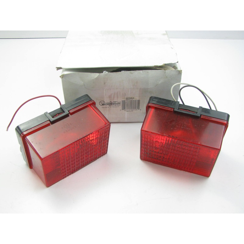 Truck-lite 55554 Submersible Incandescent Personal Trailer Tail Lights LAMPS SET