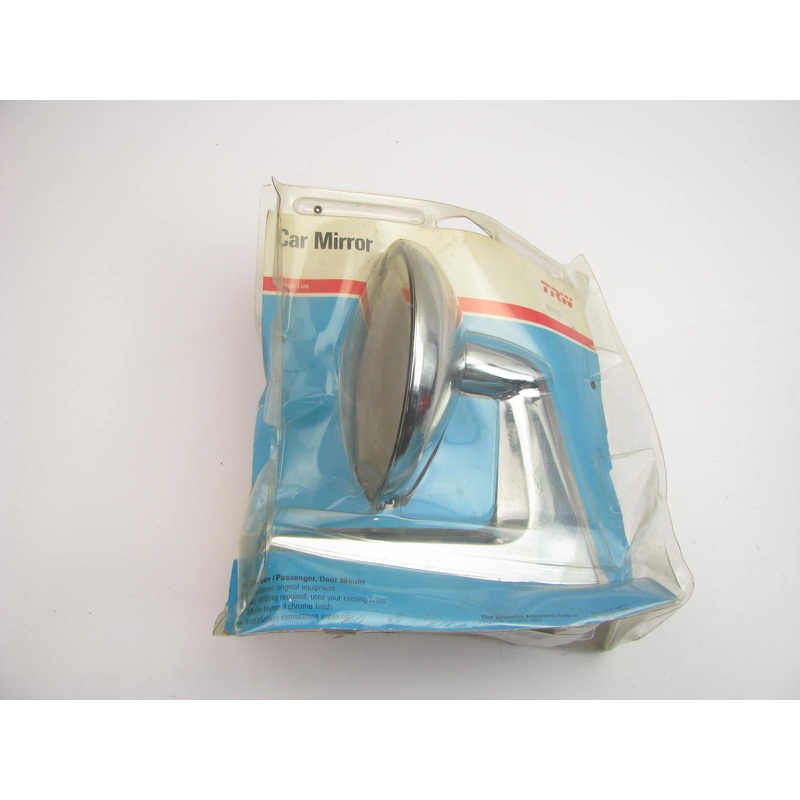 TRW 611151 Front Left Universal Door Mount Chrome Round Mirror