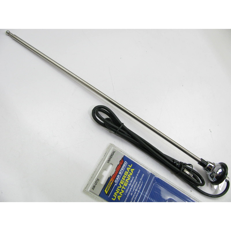 Universal Antenna; Side Mount; Front; For 1 In. Hole; Split Ball; Metra AW-UT10
