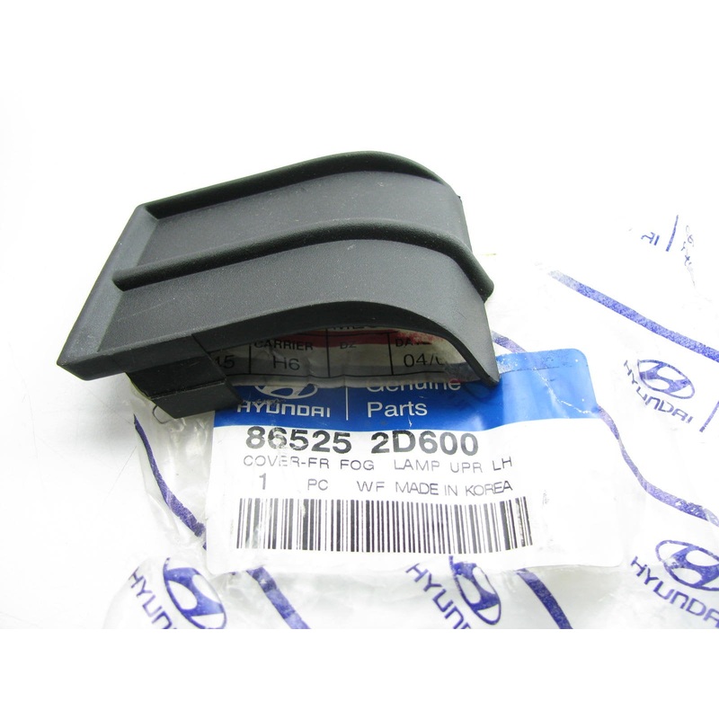 Upper Left Front Bumper Fog Light Cover Trim OEM For 04-06 Elantra 865252D600