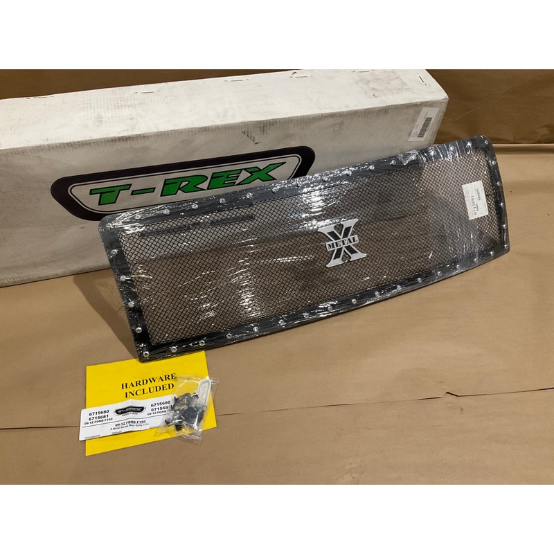 T-rex 6715681 X Metal Series Studded Black Front Grille For 2009-2012 Ford F-150