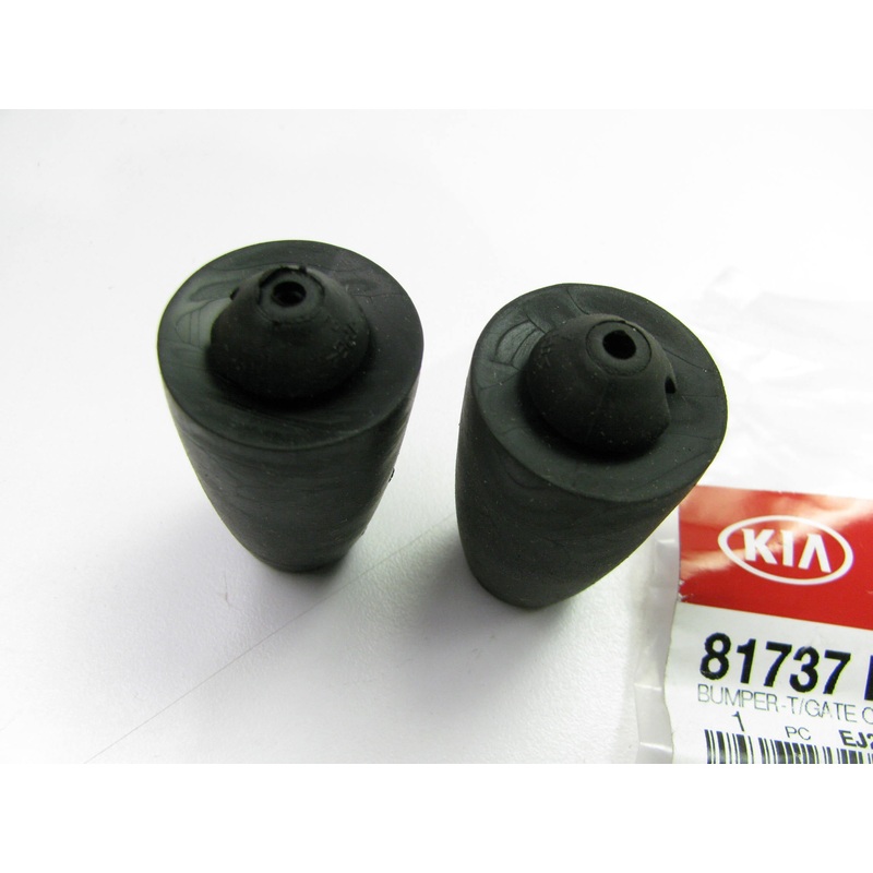 Tailgate Hatch Over-slam Rubber Bumper Stoppers, Pair, OEM For Kia 81737B4000