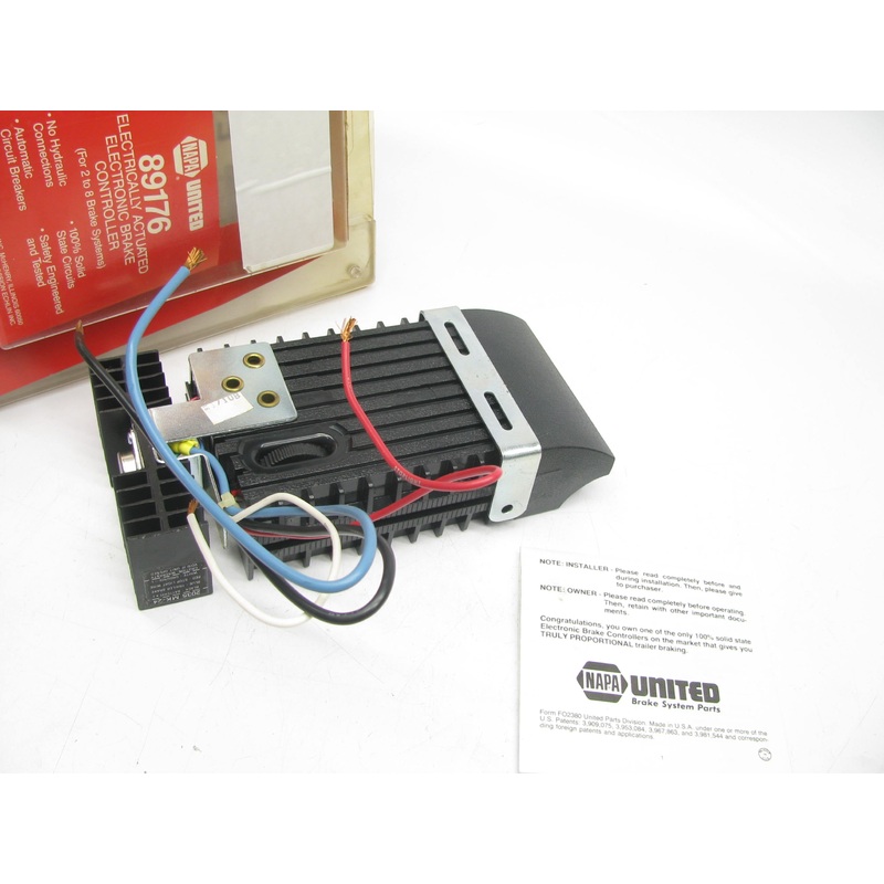 Tekonsha Electronic Trailer Brake Controller, 2035 Mark 24 In NAPA 89176 Packing
