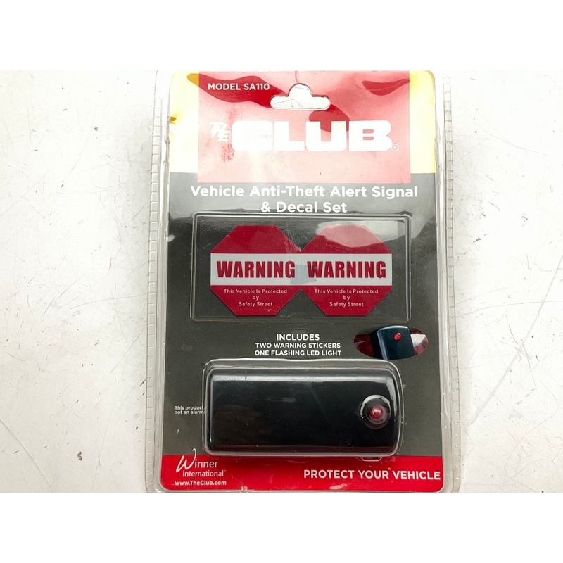 The Club SA110 Decoy Security Alarm, Deter Auto Theft, DECOY Red LIGHT ONLY