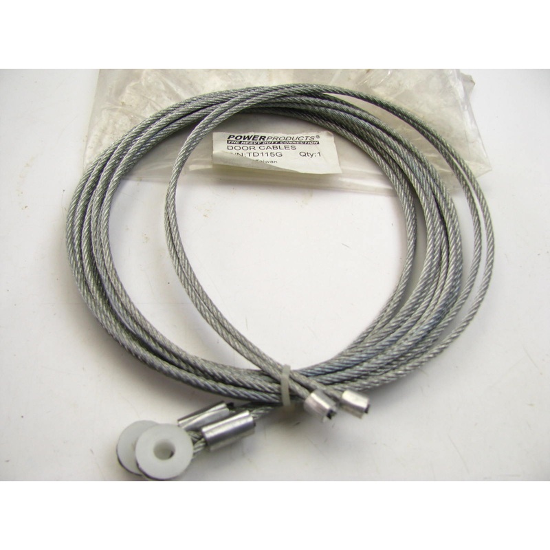 Todco Door 115'' Assembled Roll-up Door Cables Powerproducts TD115G
