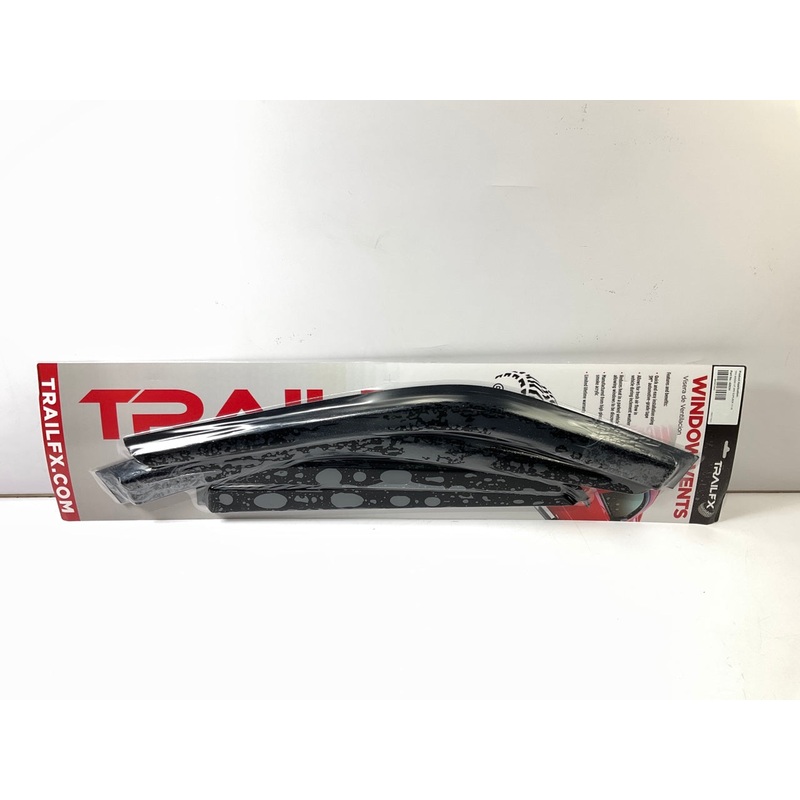 TrailFX 4293H Tape-On Front & Rear Vent Window Visors Set 2011-19 Ford Explorer