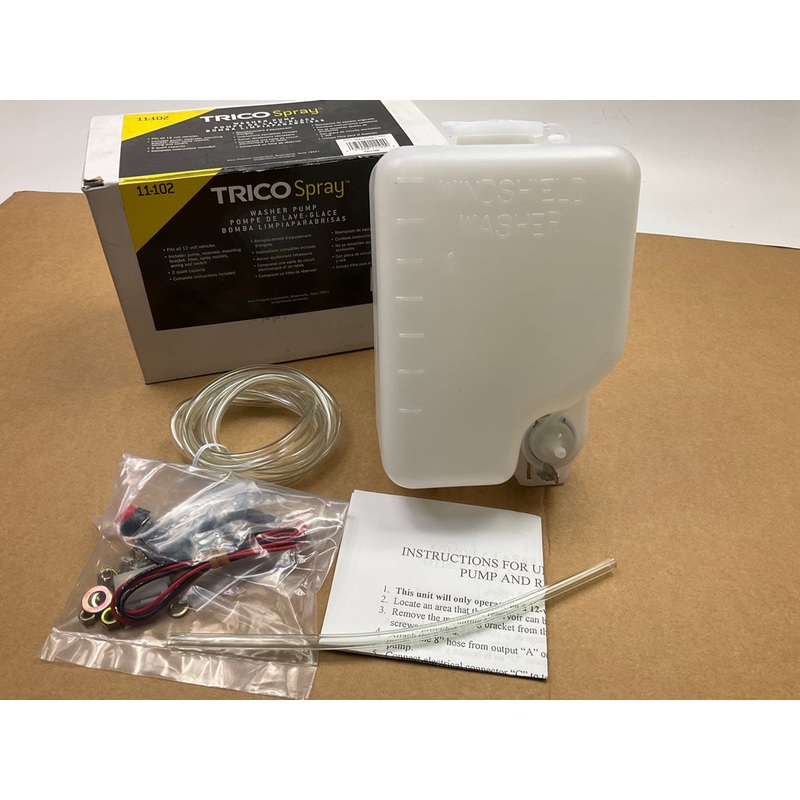 Trico 11-102 Universal Spray Windshield Washer Pump - 12V