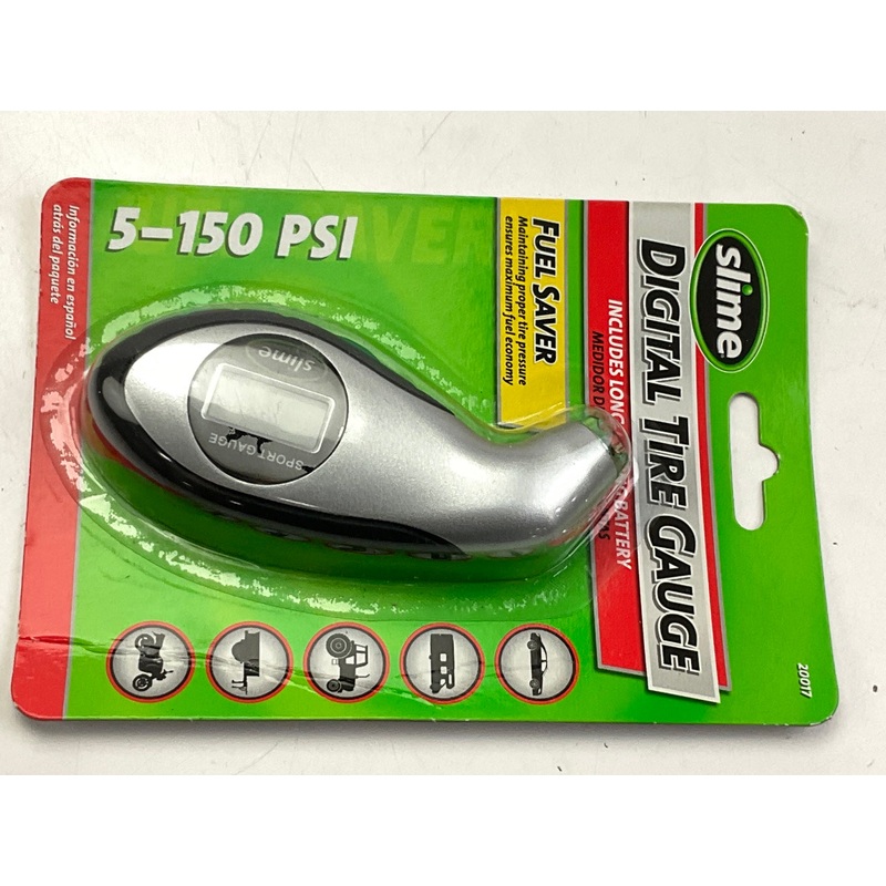 Slime 20017 Digital Tire Gauge, 5-150 PSI