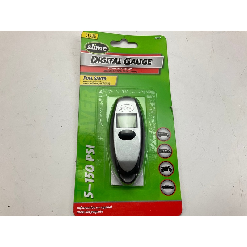 Slime 20112 Mini Digital Tire Gauge, 5-150 Psi