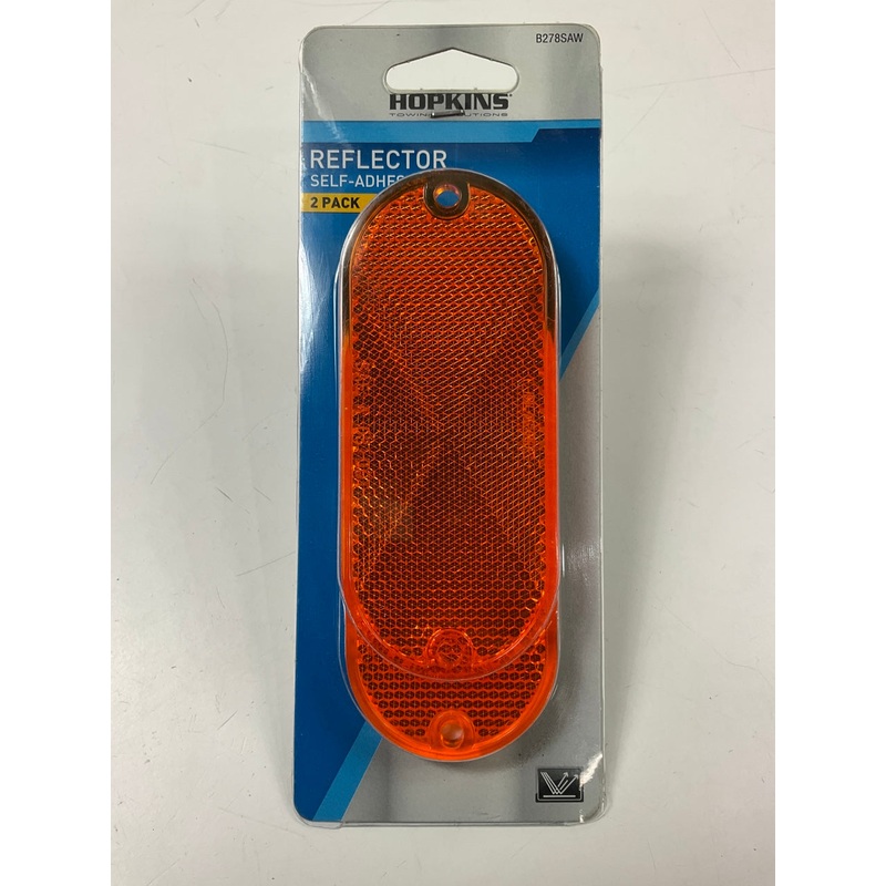 Set Of 2 - Hopkins B278SAW UNIVERSAL Stick-on Reflectors 4-3/8'' W X 1-3/8'' H