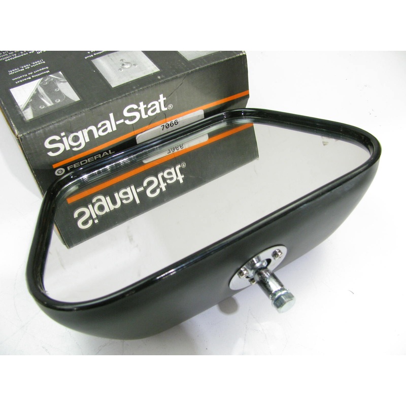 Signal-stat 7066 6.25'' X 9.5'' Paintable Black Plastic Replacement Mirror Head