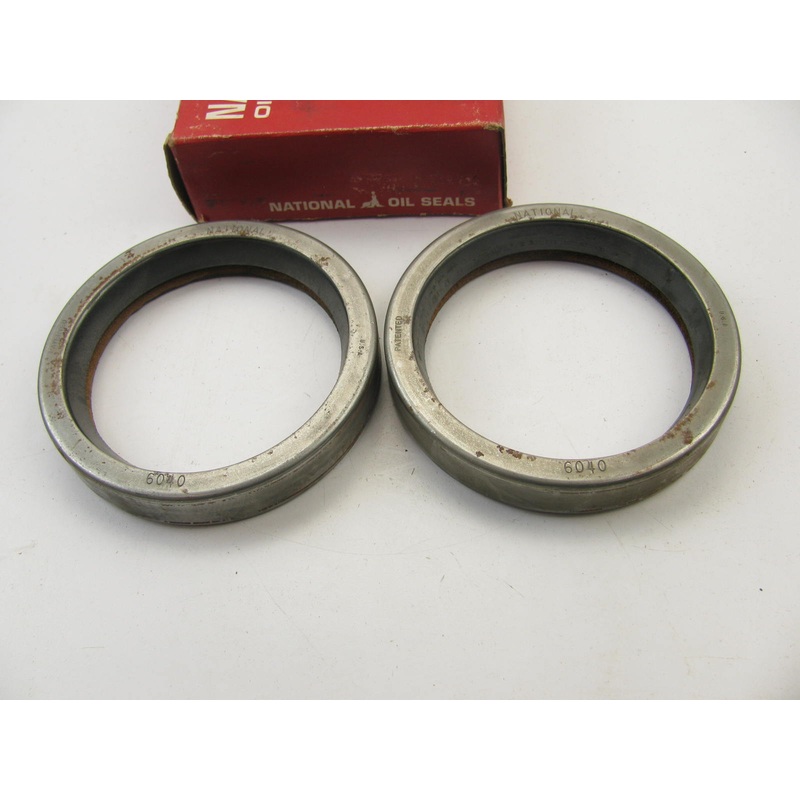 (2) National 6040 Wheel Oil Seal 4.381'' OD X 3.500'' ID X 0.438'' - 34868 415899N
