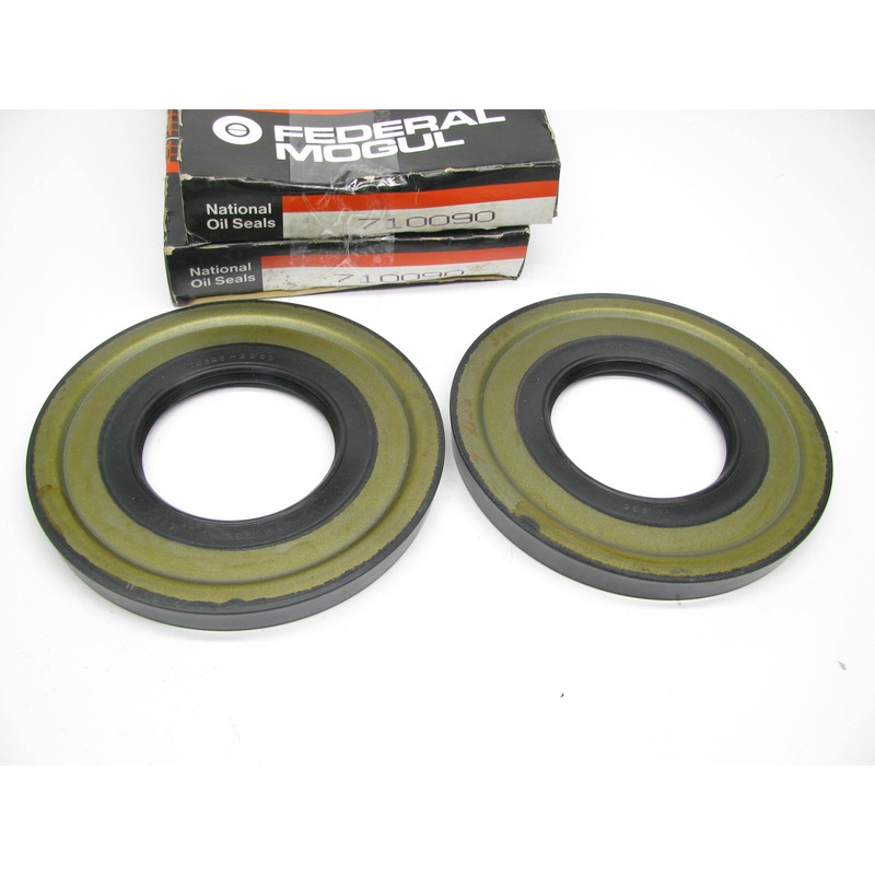 (2) National 710090 Rear Wheel Seals