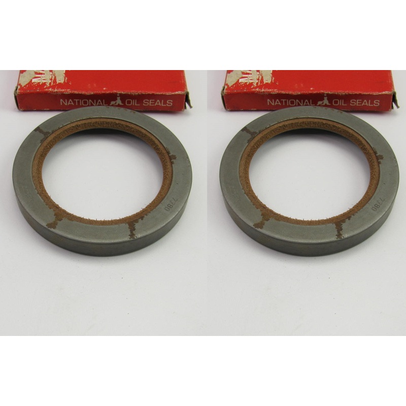 (2) National 7780 Front Outer Axle Spindle Seals 73-76 Ford F-250 DANA 44,  PAIR