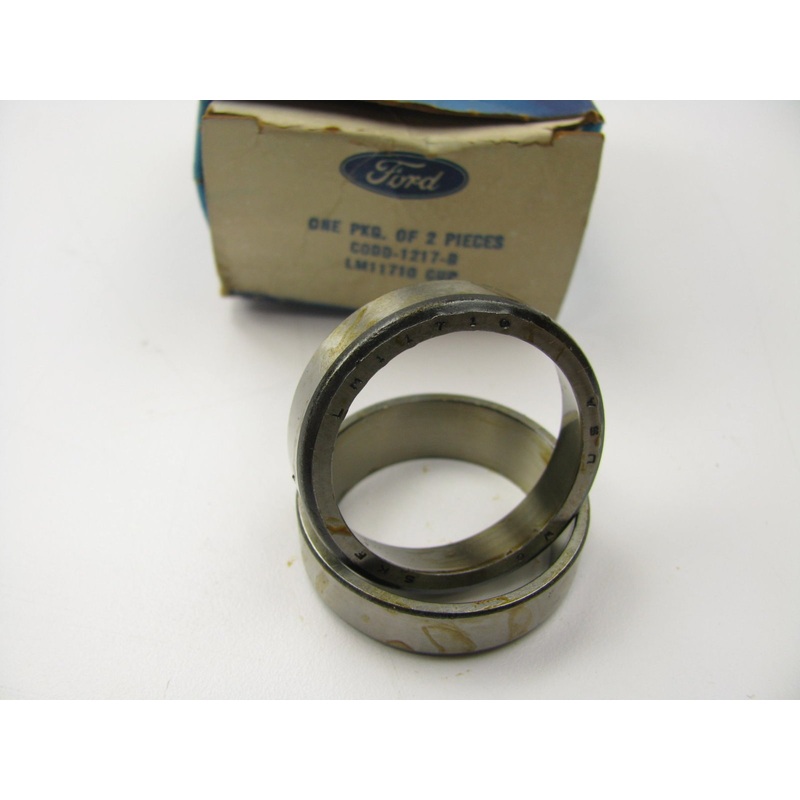 (2) NEW - OEM Ford C0DD-1217-B Wheel Bearing Race Cup - Front Outer