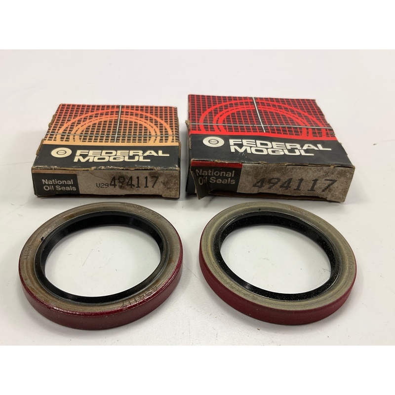 (2) National 494117 Rear Inner Wheel Seal 79-83 Prelude 80-83 Civic 82-85 Accord
