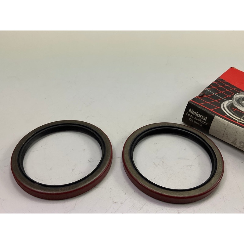 (2) National 494123 Rear Outer Wheel Seal For 1988-1989 Mazda 323