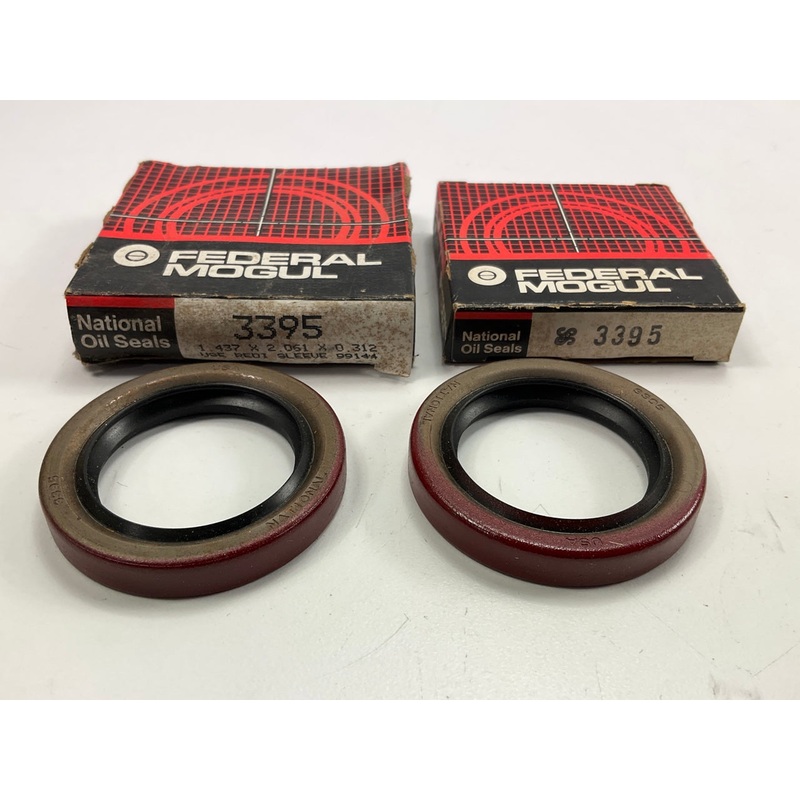 (2) National 3395 Rear Inner Wheel Seal For 1978-1980 Ford Fiesta