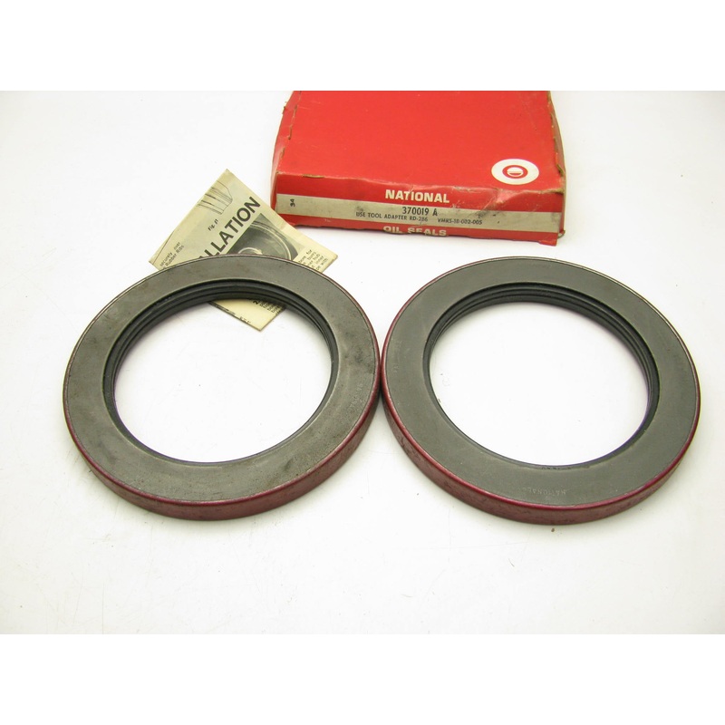 (2) National 370019A Rear Wheel Seals - 6.256'' OD X 4.375'' ID