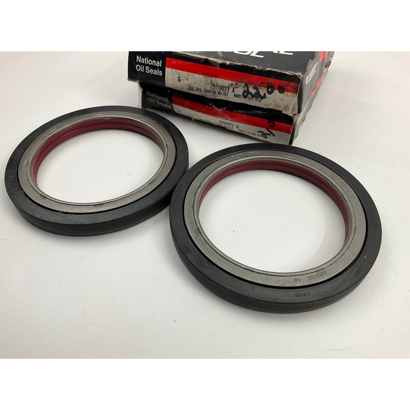 (2) National 370021A Rear Wheel Seal - 6.265'' OD X 4.500'' ID X 0.610''