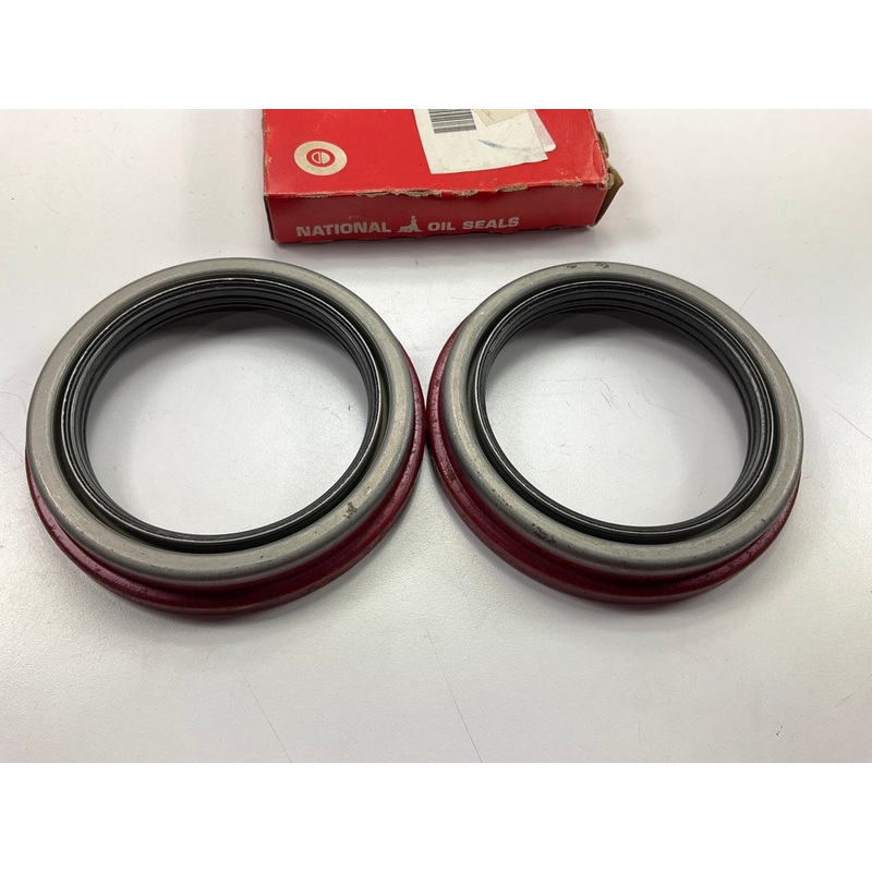 (2) National 370024A Rear Wheel Seal - 5.515'' OD X 3.875'' ID X 0.875'' WIDE