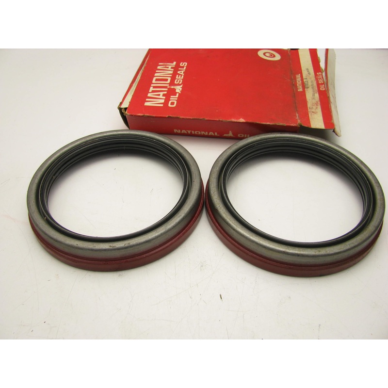 (2) National 370026A Trailer Axle Wheel Seal - 6.014'' OD X 4.635'' ID X 0.937''