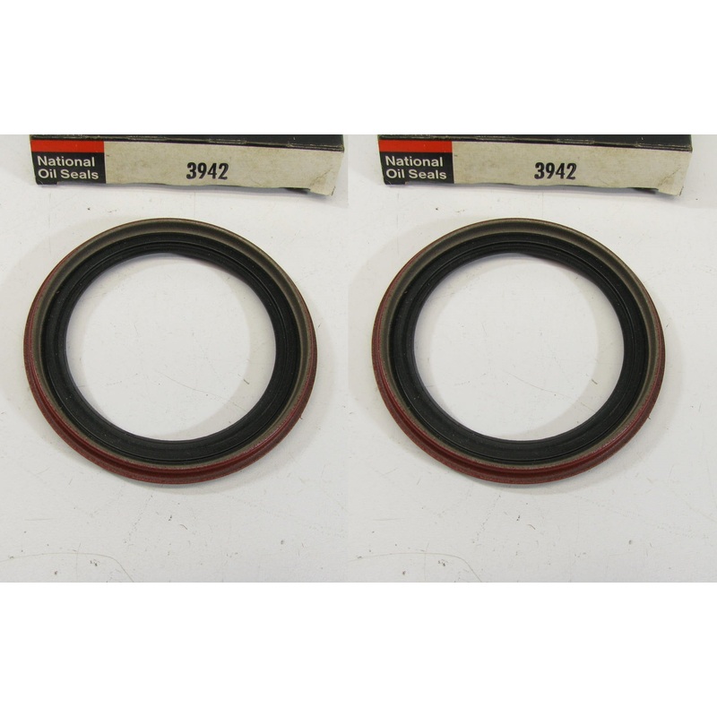 (2) National 3942 Wheel Seals - Front Inner / Outer PAIR