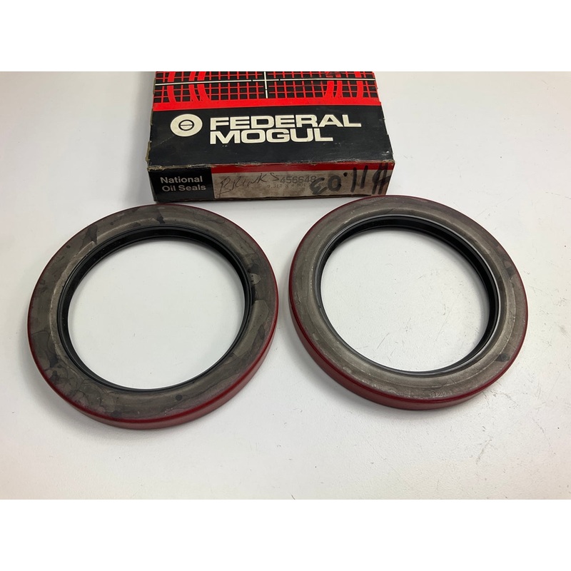 (2) National 456648 Rear Inner Wheel Seals