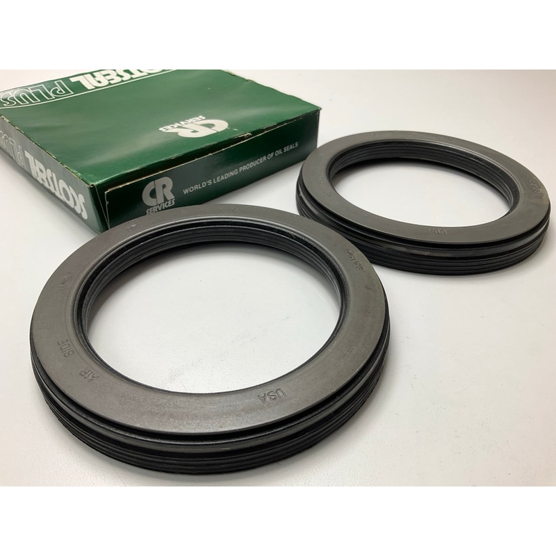 (2) Chicago Rawhide SKF 45158 Oil Seal - 6.265'' OD X 4.500'' ID X 0.61'' W 370021A