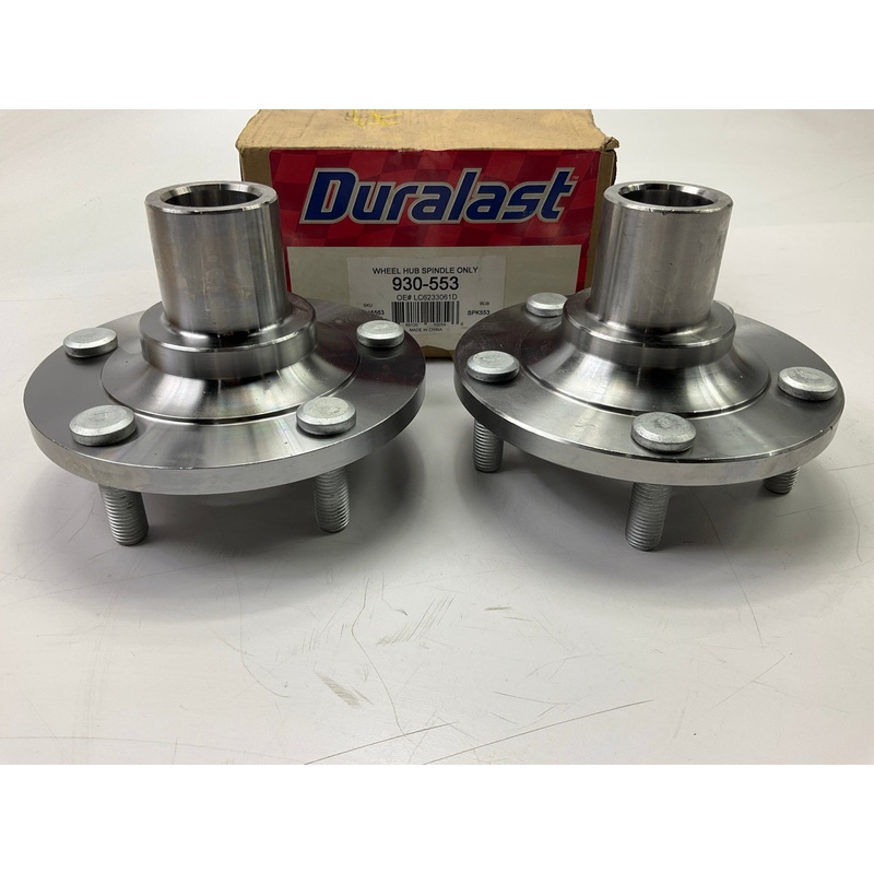 (2) Duralast 930-553 Front Wheel Hub For 2000-2006 Mazda MPV