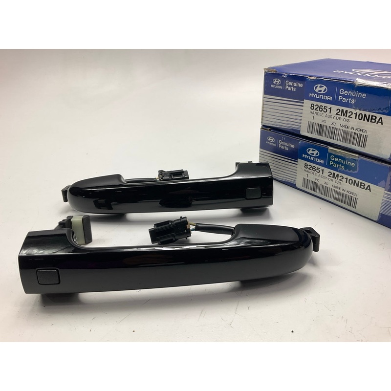 (2) Exterior Door Handles OEM For 10-12 Genesis Coupe W/ Smart Key 826512M210NBA