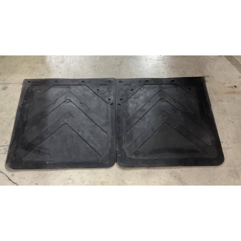 (2) Fender Splash Guard Shields Mud Flaps, HD Box Truck, 23'' X 23''