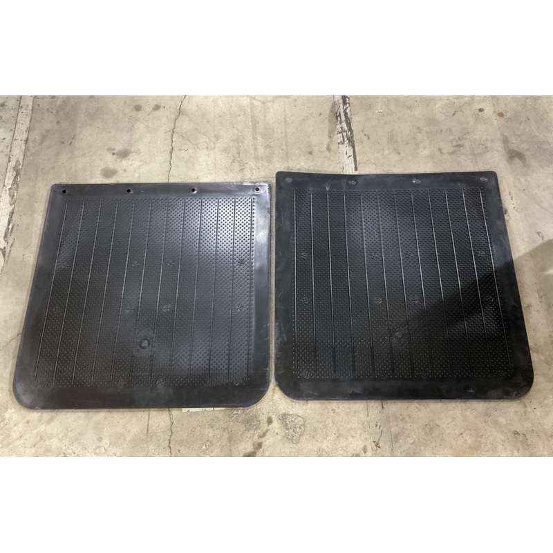 (2) Fender Splash Guard Shields Mud Flaps, HD Large Truck, 24'' X 24'' Square