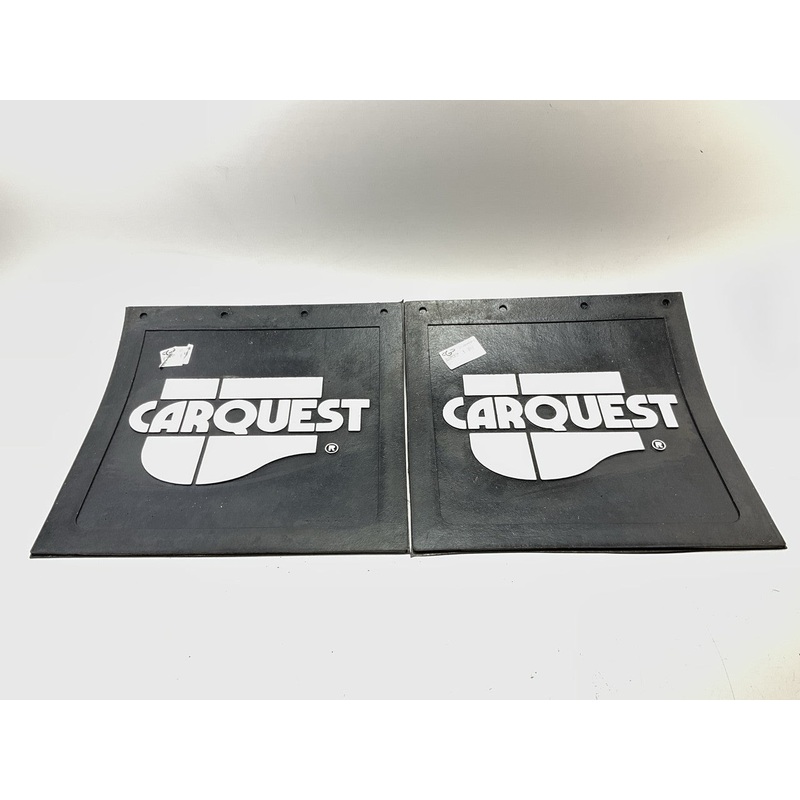 (2) Globetech Domestic Rubber Mud Flaps W/ CarQuest Logo (24'' X 24'' X 5/16'')