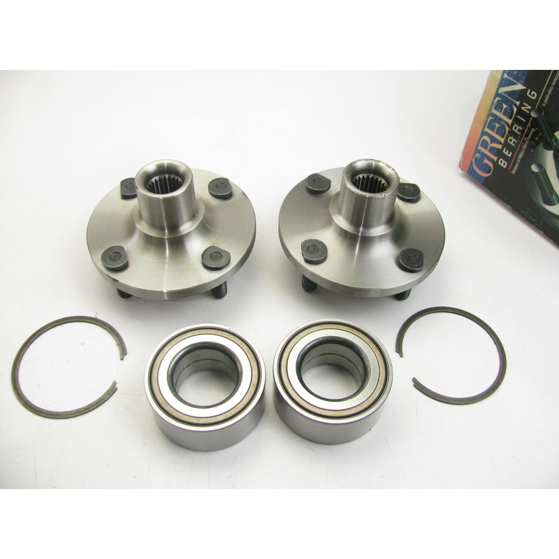(2) Green RW520K1 Front Axle Bearing And Hub Assembly
