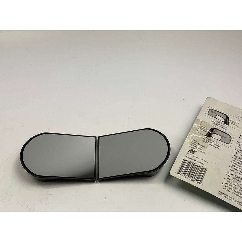(2) K Source CW052 Stick-On Super View Blind Spot Wedge Mirror, 3''x4''