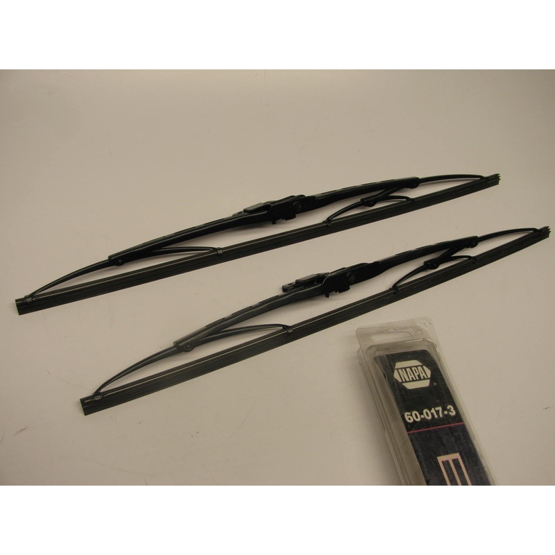 (2) Napa 60-017-3 Front Exact Fit Windshield Wiper Blade - 17''