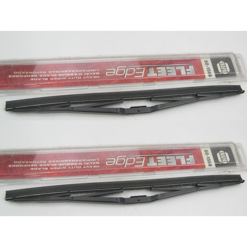 (2) Napa 60-1566 Front Windshield Wiper Blades - Both 15'',  PAIR
