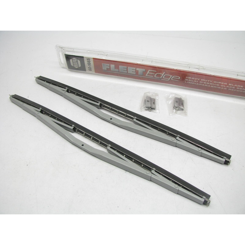 (2) Napa 60-1665 Front Fleet Edge Windshield Wiper Blade - 16''
