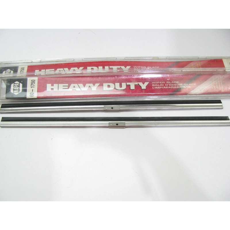 (2) Napa 60-1750 Heavy Duty Flat Windshield Wiper Blade - 17''