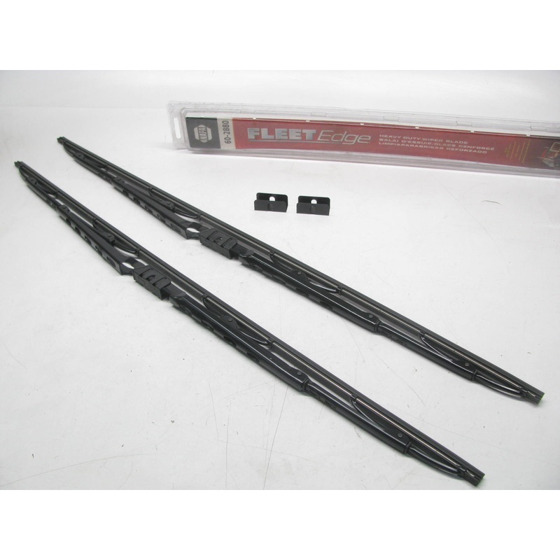 (2) NAPA 60-2880 Heavy Duty Front Fleet Edge Windshield Wiper Blades 28'' - PAIR