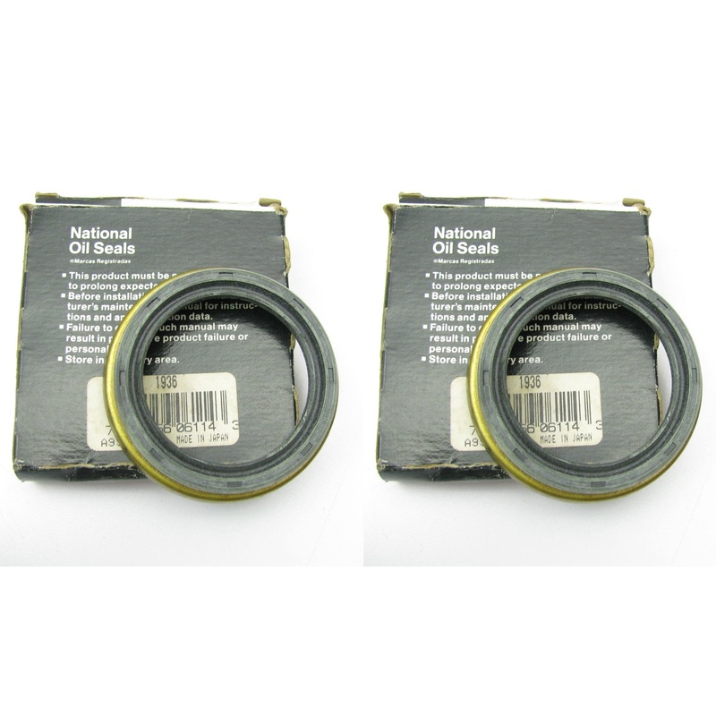(2) National 1936 Front Inner Wheel Seals For 85-87 Honda Prelude 85 Accord, FWD