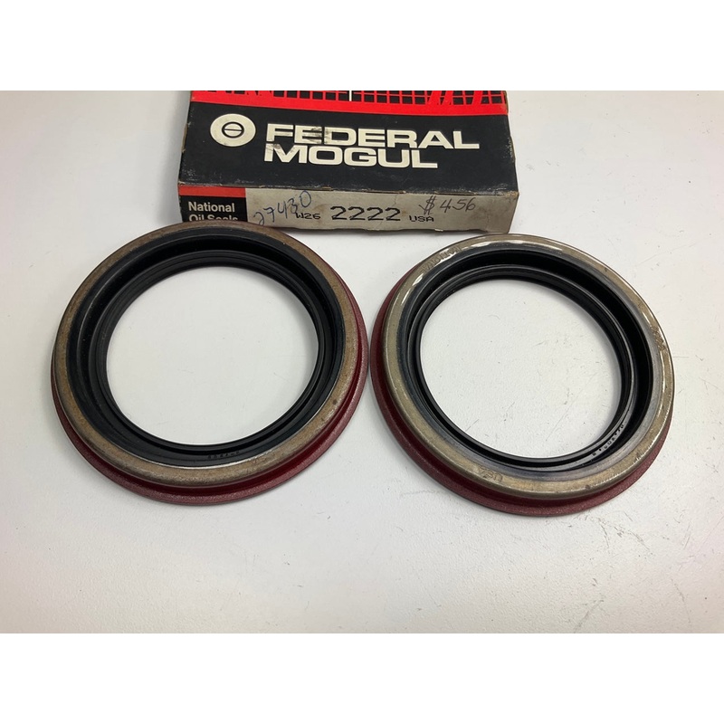 (2) National 2222 Front Inner Wheel Seal 71-73 Ford M400 1974 M450 1975-76 F500