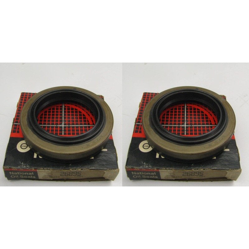 (2) National 2689S Rear Wheel Seals - PAIR
