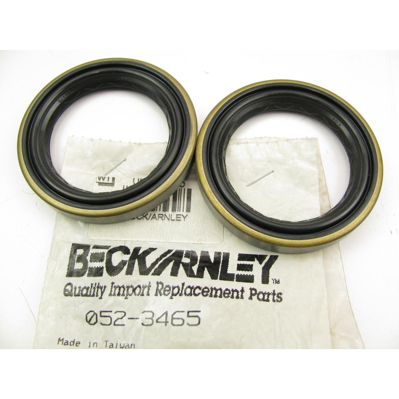 (2) Beck Arnley 052-3465 Wheel Seal - Rear Inner