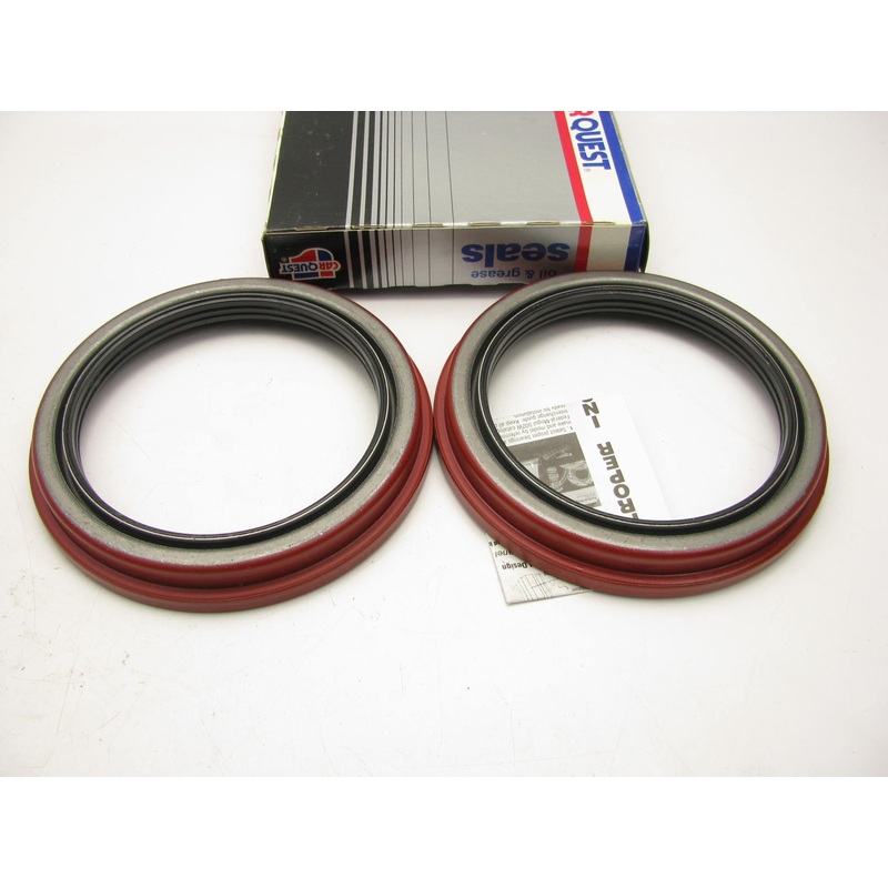 (2) Carquest 370004A Rear Wheel Oil Seals - 6.507'' OD X 4.812'' ID X 1.000