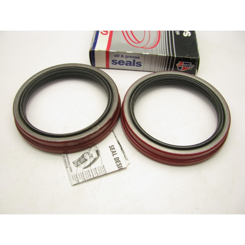 (2) Carquest 370026A Trailer Axle Wheel Oil Seals - 6.014'' OD X 4.635'' ID